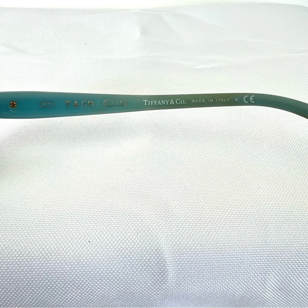 TIFFANY & CO TF 2084 8015 Cat Eye Brown Tortoise on Blue Prescription Eyeglasses